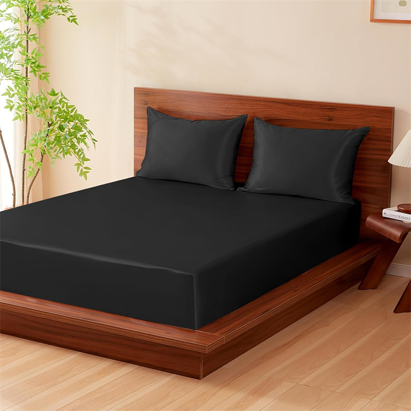 Silk Sheet Set - Smooth 3Pcs Set Mulberry Silk Bedding