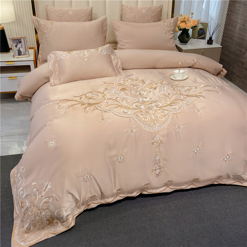 Silk Sheet Set - European-Style Bed Sheet Four-Piece Set 100%