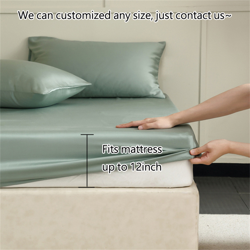 100% Mulberry Silk Fitted Bed  - Silk Sheet Set recension och pris
