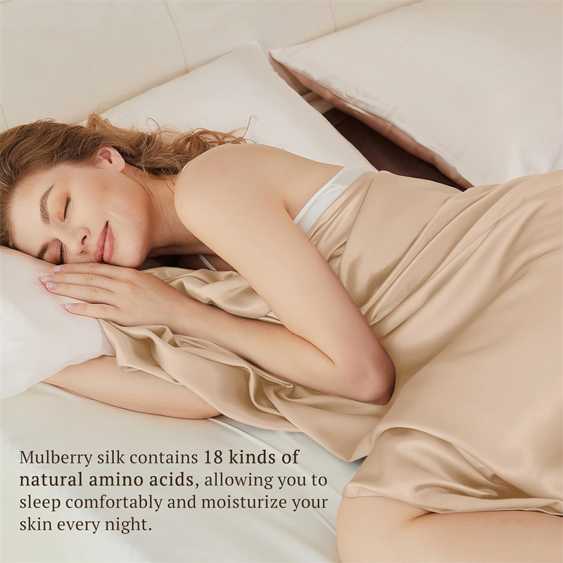 1PC Mulberry Silk Flat Sheet L - Silk Sheet Set recension och pris