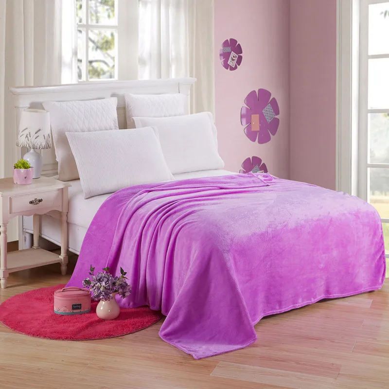 Home Textile Soft Solid Blanke - Bed Sheet Microfiber recension och pris