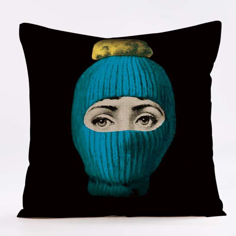Abstract Nordic facial pattern - Home Textiles Throw recension och pris