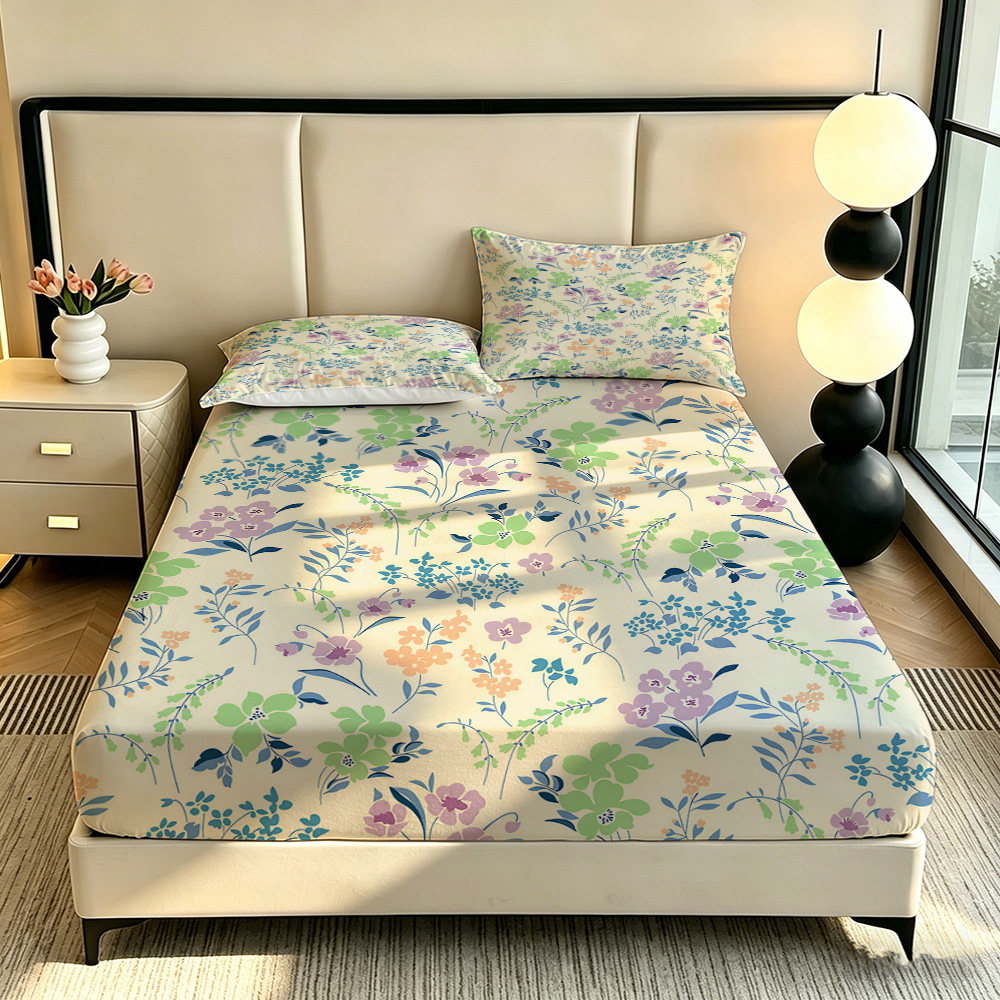 90G 3pcs Bedding Set 1 Fitted  - Bed Sheet Microfiber recension och pris