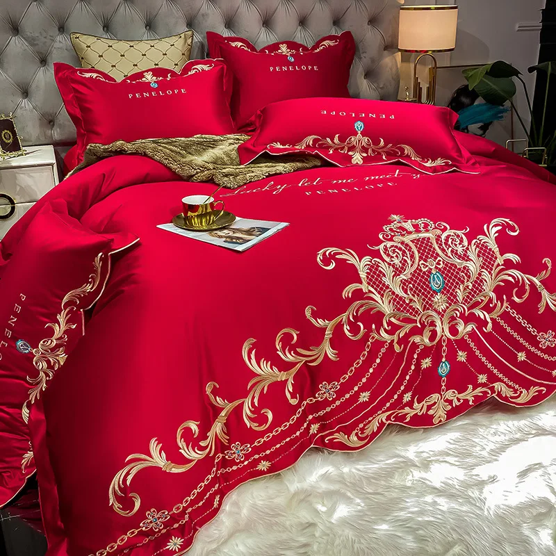 European-Style Bed Sheet Four- - Silk Sheet Set recension och pris