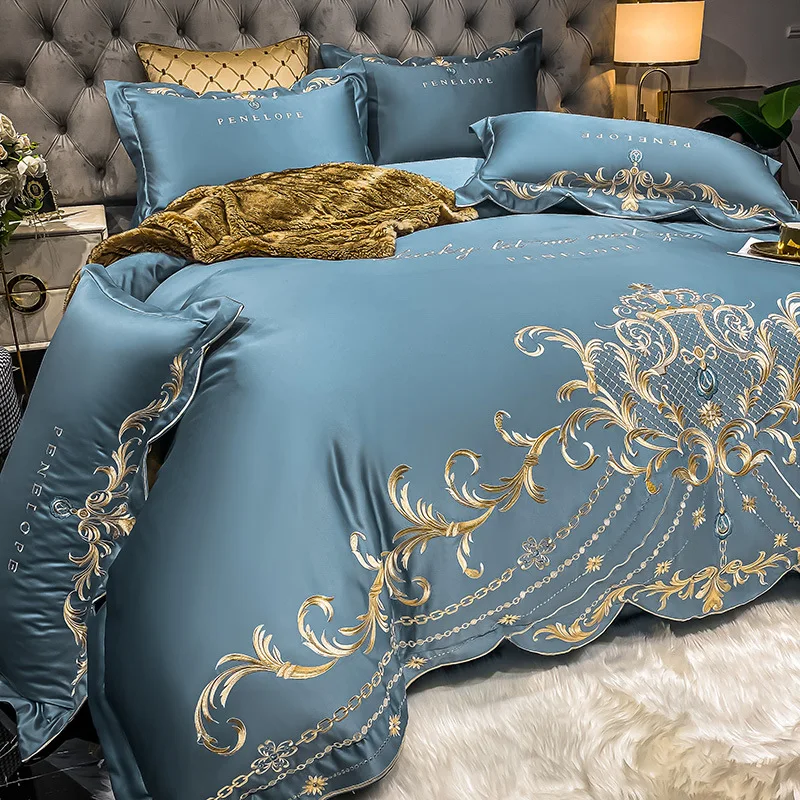 European-Style Bed Sheet Four- - Silk Sheet Set recension och pris
