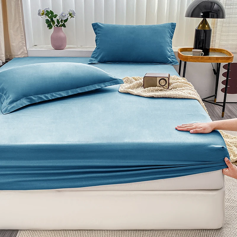 Double Bed Sheets Couple Elast - Bed Sheet Microfiber recension och pris