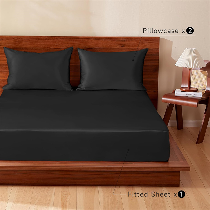 Smooth 3Pcs Set Mulberry Silk  - Silk Sheet Set recension och pris