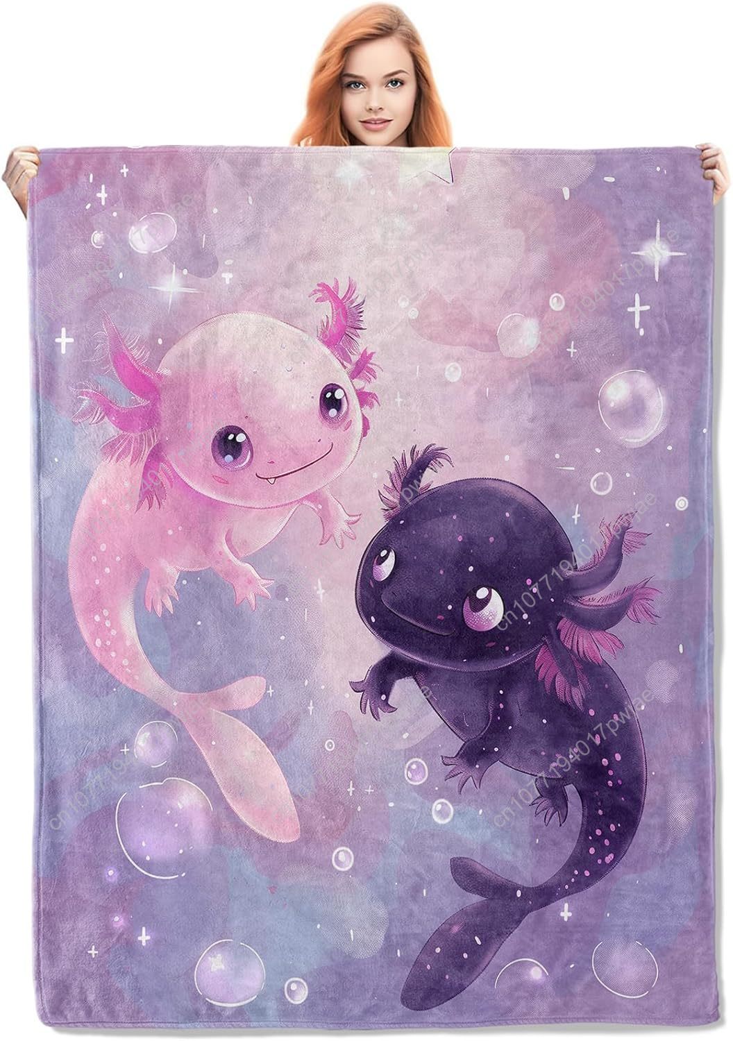 Axolotl Blanket Cute Axolotls  - Home Textiles Throw recension och pris