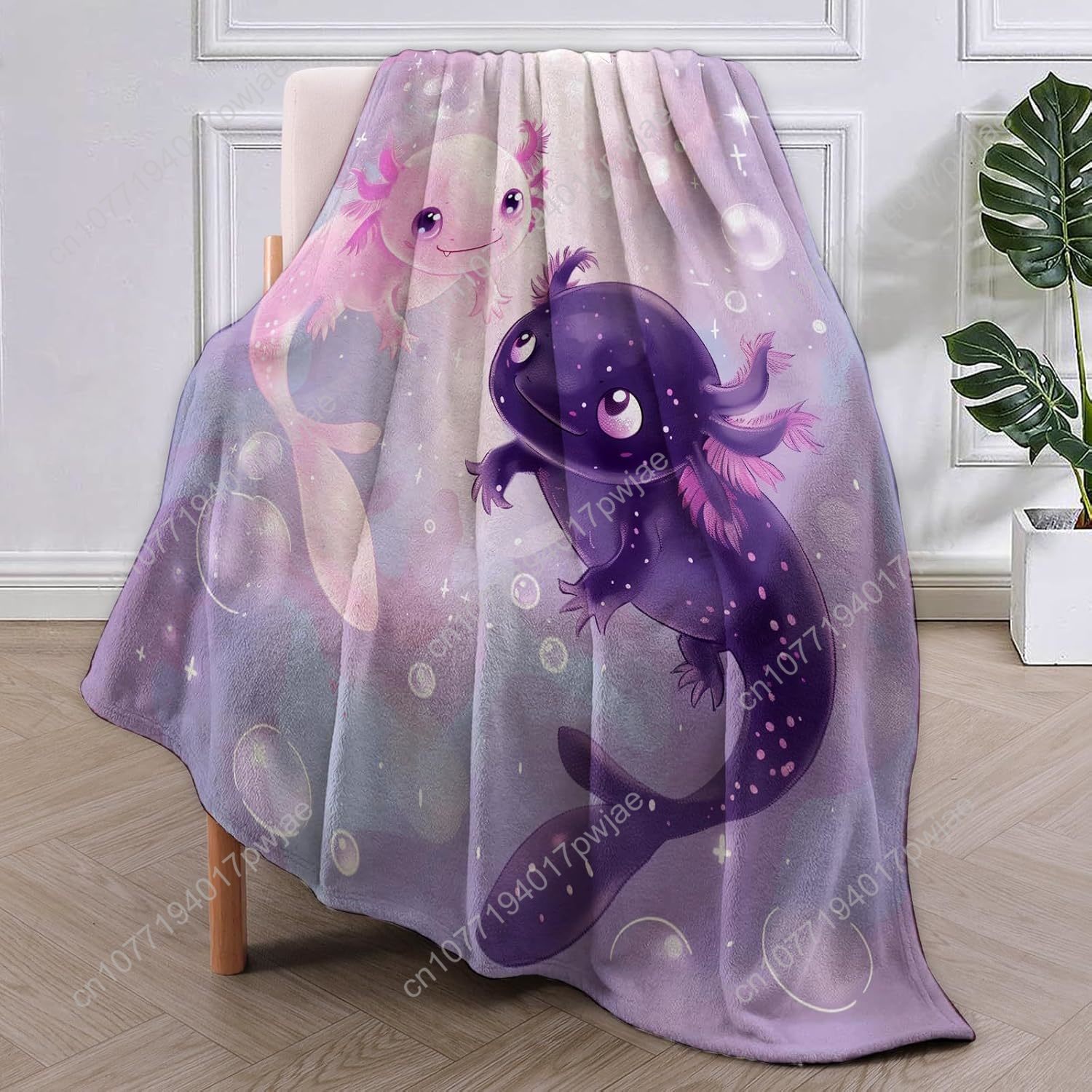 Axolotl Blanket Cute Axolotls  - Home Textiles Throw recension och pris