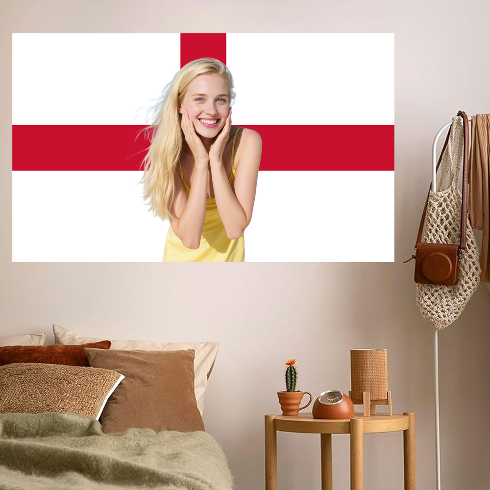 1pc 2D FLAT Personalize Englan - Home Textile recension och pris