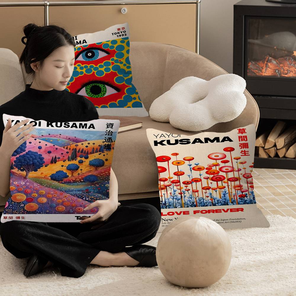 Nordic Japanese Yayoi Kusama I - Home Textiles Throw recension och pris