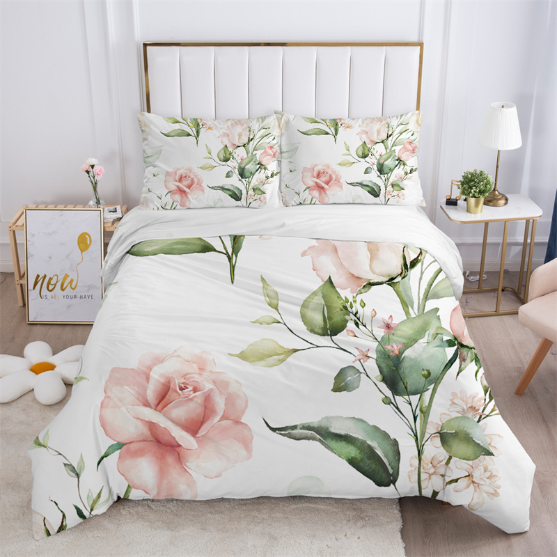 Rustic Flower White Bedding Se - Bed Sheet Microfiber recension och pris