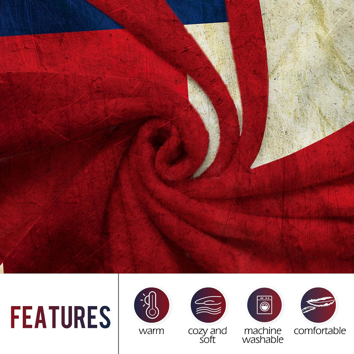 Levens Texas Flag Throw Blanke - Home Textiles Throw recension och pris