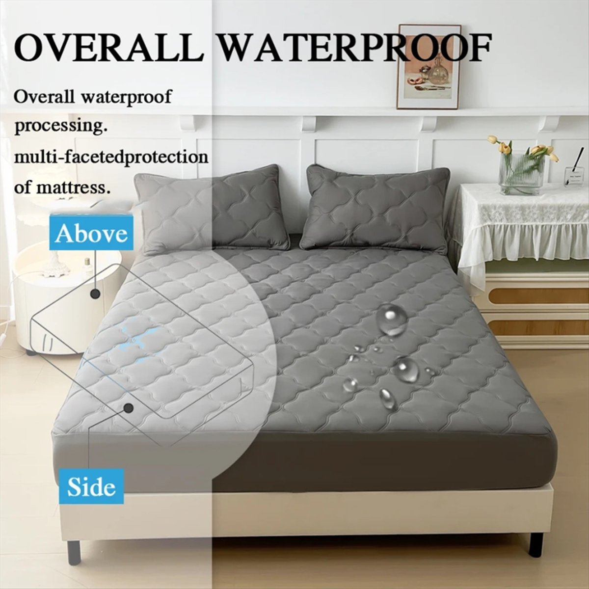 Learned- Waterproof Fitted Bed - Bed Sheet Microfiber recension och pris