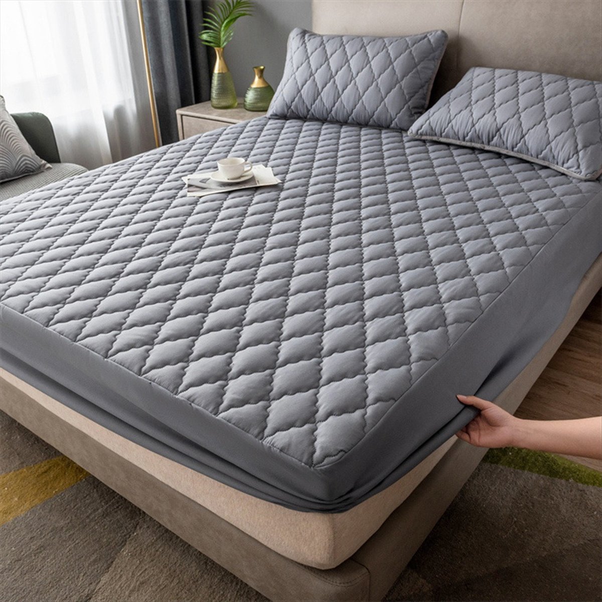Learned- Waterproof Fitted Bed - Bed Sheet Microfiber recension och pris