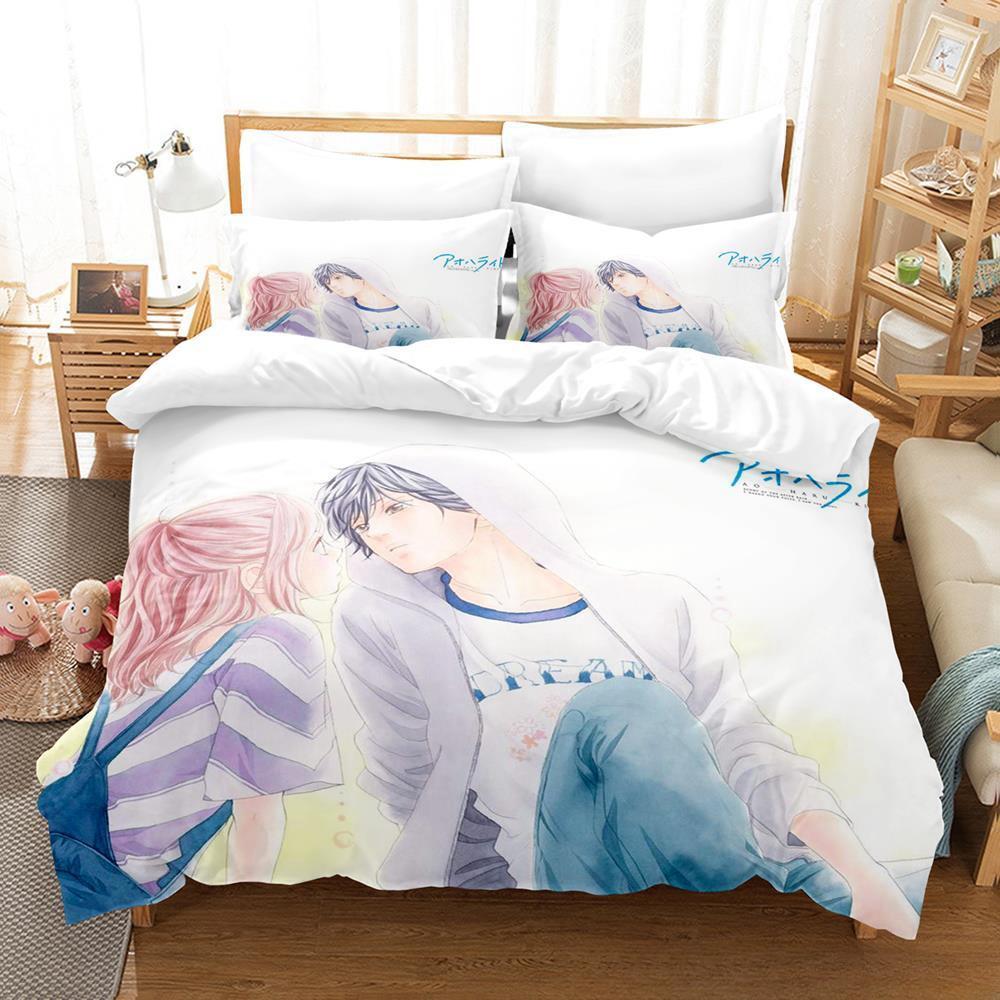 3d Print Anime Ao Haru Ride Be - Home Textiles Bedding recension och pris