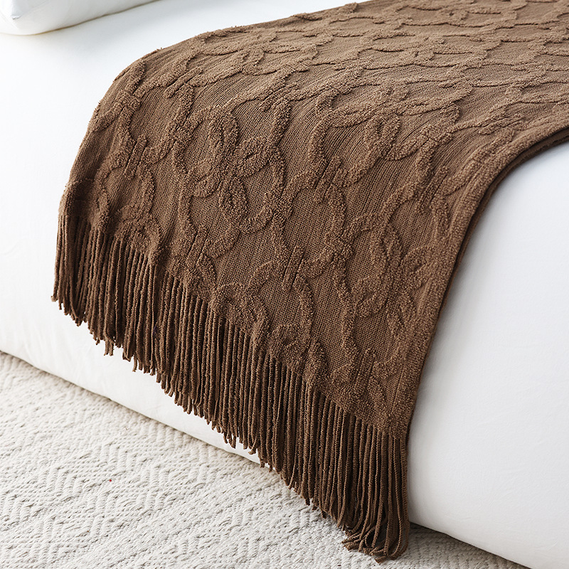 Nordic Knit Bed Runner  Soft T - Home Textiles Throw recension och pris