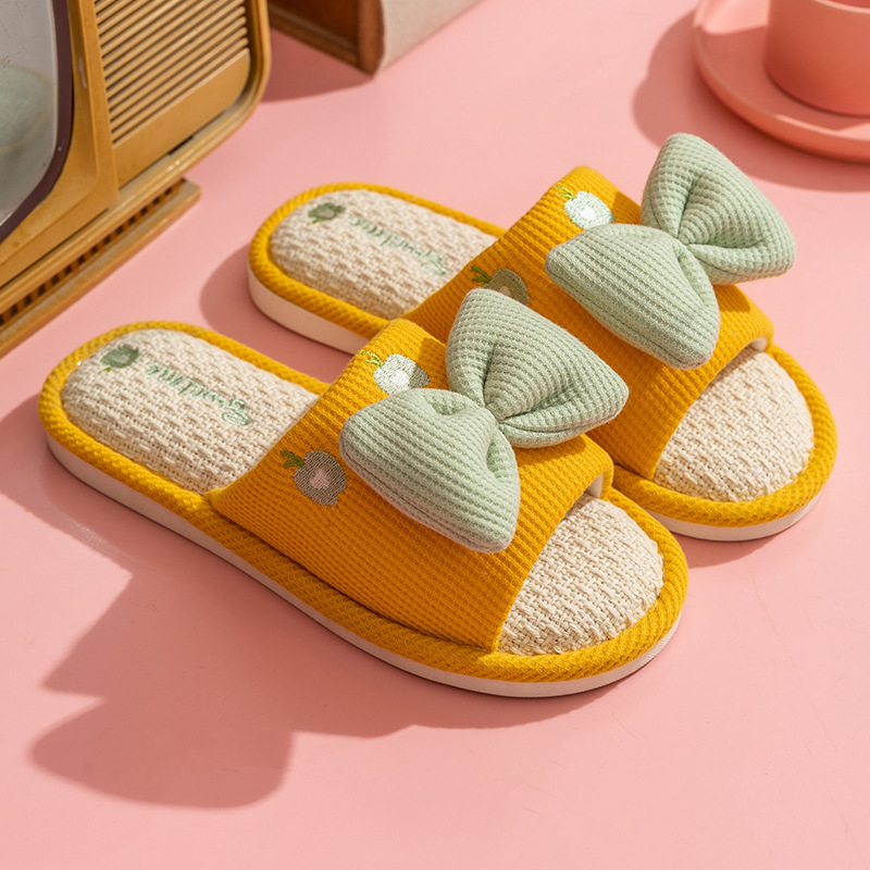 Comfort Linen Slippers for Cou - Home Textile recension och pris