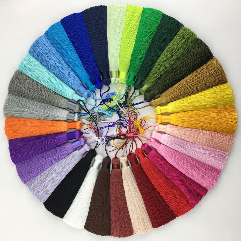 1Pcs 12CM Polyester Silk Beads - Home Ec Textiles recension och pris