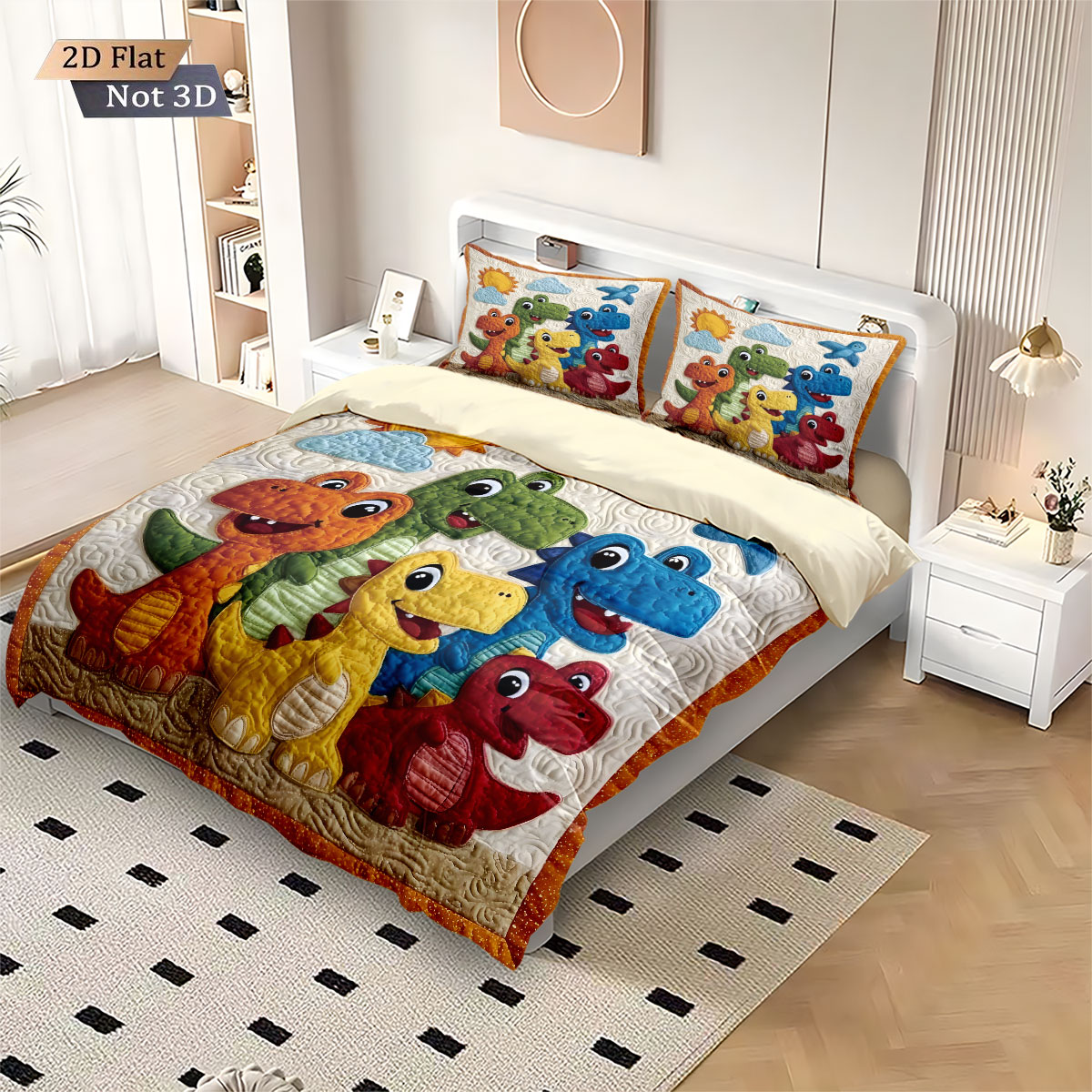 3pcs cartoon dinosaur animal p - Home Textiles Bedding recension och pris