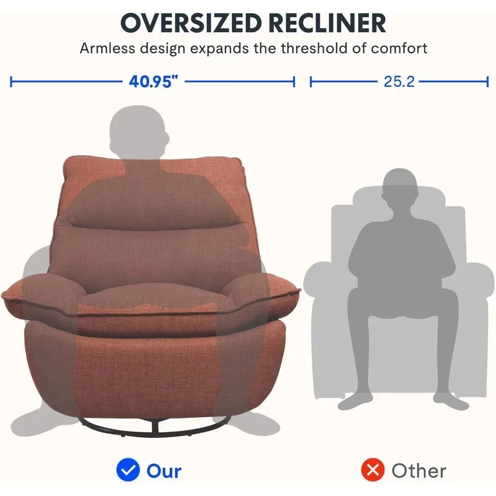 Swivel Rocker Recliner Chair,  - Home Textiles Of Scandinavia recension och pris