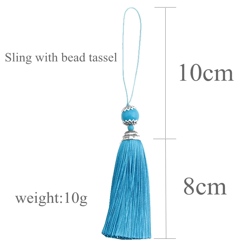 2/5Pcs 8CM Silk Tassel with Ac - Home Ec Textiles recension och pris