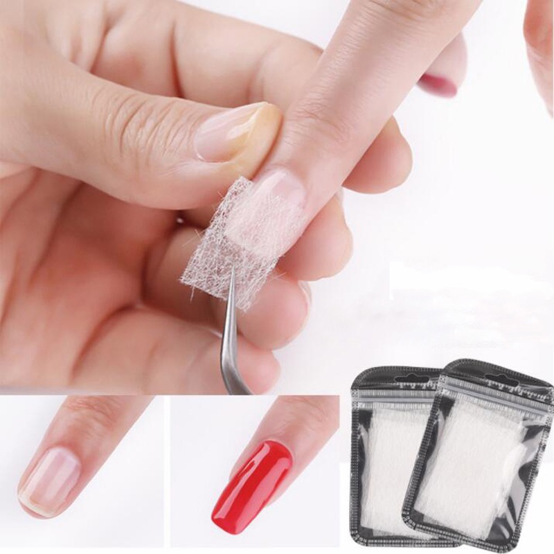 10-50pcs Nail Extension Silk F - Silk Sheet Set recension och pris