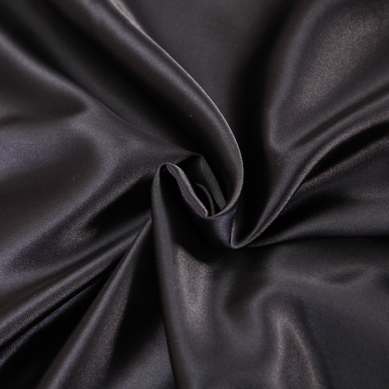Satin Black Bedding Set With D - Silk Sheet Set recension och pris