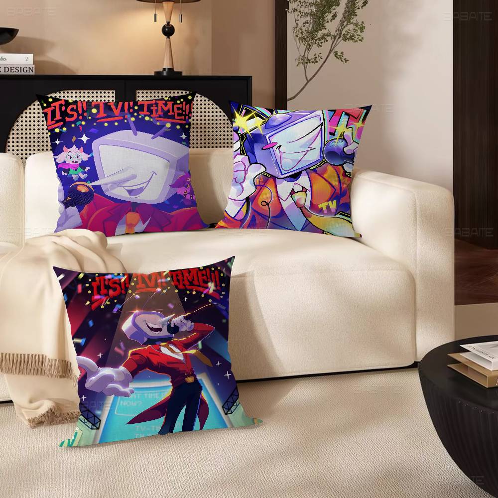 Game D-Deltarune Tenna Cushion - Home Textiles Throw recension och pris