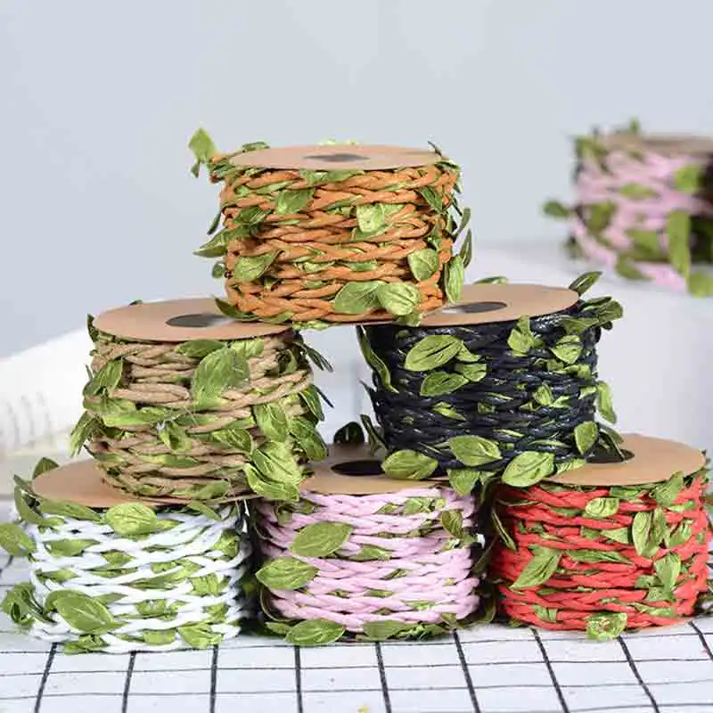 5Meter DIY Hemp rope with Leaf - Home Ec Textiles recension och pris